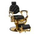 Cadeira de Barbeiro Reclinável Lord Gold