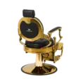 Cadeira de Barbeiro Reclinável Lord Gold