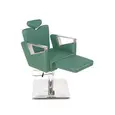 Cadeira de Maquiagem Nice - Encosto e Descanso de Pernas Reclináveis - Pé Quadrado