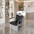 Lavatório Rubi - Cuba de Porcelana - Estrutura Cinza