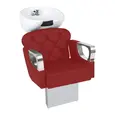 Lavatório Zara - Cuba de Porcelana - Estrutura Cinza