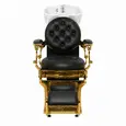 Lavatório Lord Gold - Cuba de Porcelana Branca - Estrutura Compacta