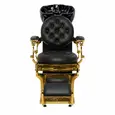 Lavatório Lord Gold - Cuba de Porcelana Preta - Estrutura Compacta