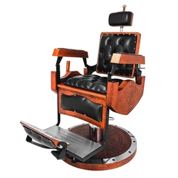 Cadeira de Barbeiro Wine Chair Bordô com CAPTONÊ B042, Um Show de Estilo  para sua Barbearia